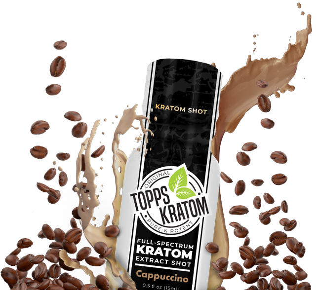 Full Spectrum Kratom extract shot Cappuccino
